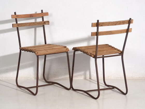 Sillas de jardín antiguas (c.1920). Juego de 2 piezas #2 – Iron, Rustic (photo 12 of 40)