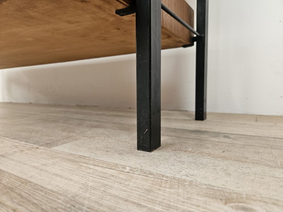 Image 1 of Anrichte aus Teakholz mit Eisenstruktur, 1960