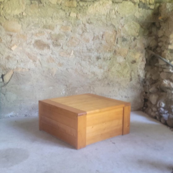 Image 1 of Coffre Sélection bench by Charlotte Perriand for Les Arcs