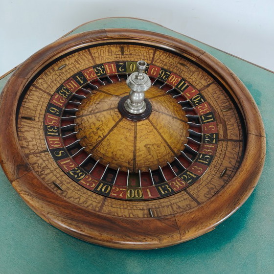 Image 1 of Tavolo da roulette antico della Mason & Co. – Denver, Colorado, inizio XX secolo