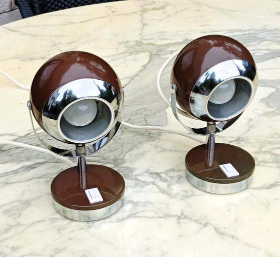 Image 1 of 2x Eye ball spots Space Age by Aluminor