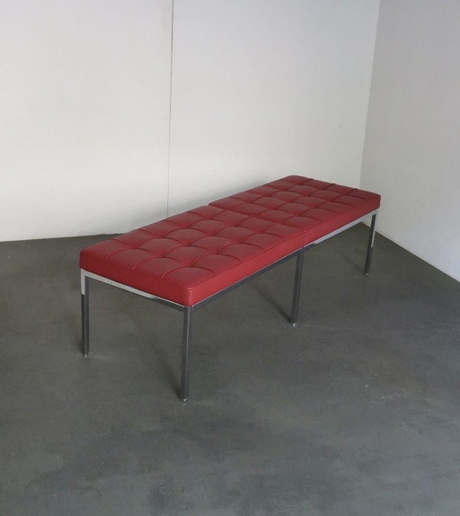 Florence Knoll leather bench