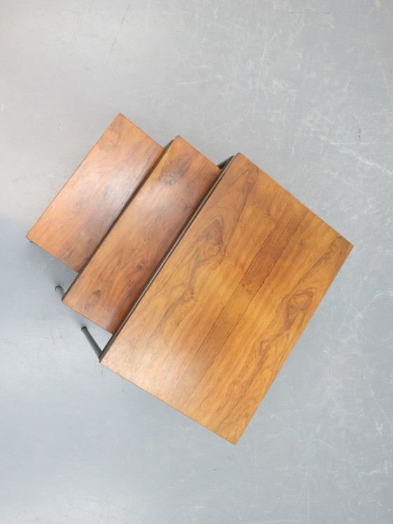 Image 1 of Vintage nesting tables mimi set rosewood