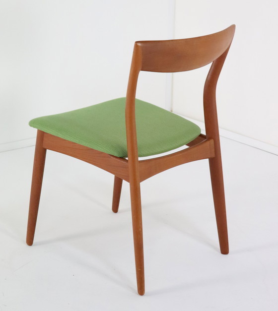 Image 1 of 4X R. Borregaard Voor Viborg Stoelen Eetkamerstoelen Vintage Deens