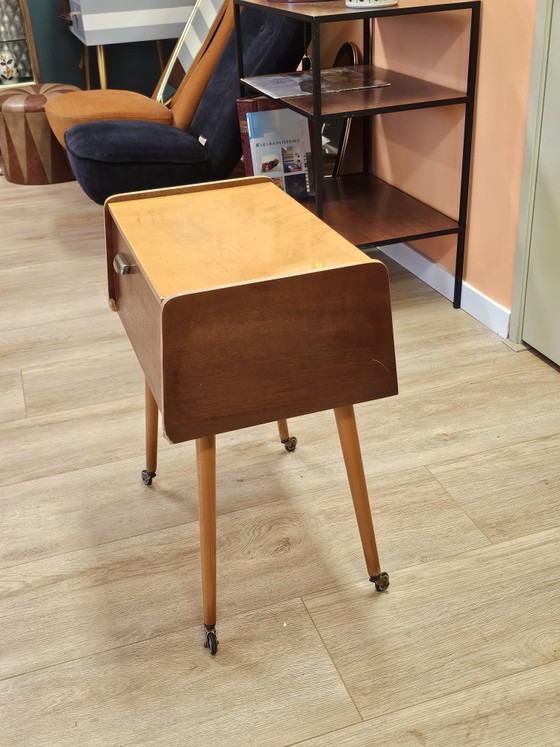 Armoire à couture vintage extensible, table de chevet – Tables de nuit, Wood (photo 3 of 9)