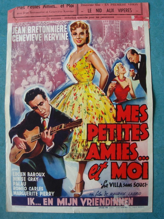 Image 1 of Partij originele filmposters uit de jaren 50-60