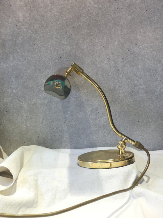 Image 1 of Pianolamp Jahn Classic Brass jaren 50 UK1aeb