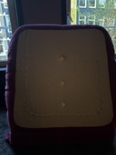 Togo Ligne Roset Fluweel Roze
