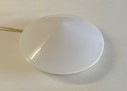 Conische opaline glazen bol Plafondlamp of wandlamp - jaren 80/90