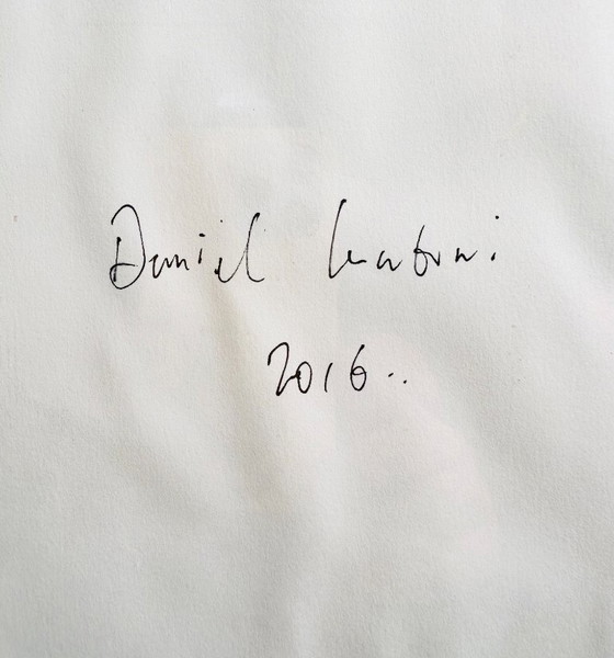 Image 1 of Original Surrealist Portrait of D. Leafini, France, 2000s