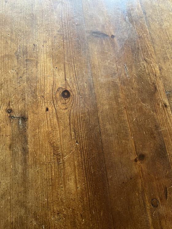 Image 1 of Antieke grenen tafel 2.30 m