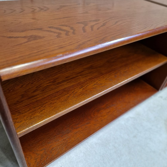 Image 1 of Set of 2 Lowboards Low Cabinets TV Cabinet 1970s