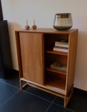 Scandinavisch Design Schuifdeurkast Teak