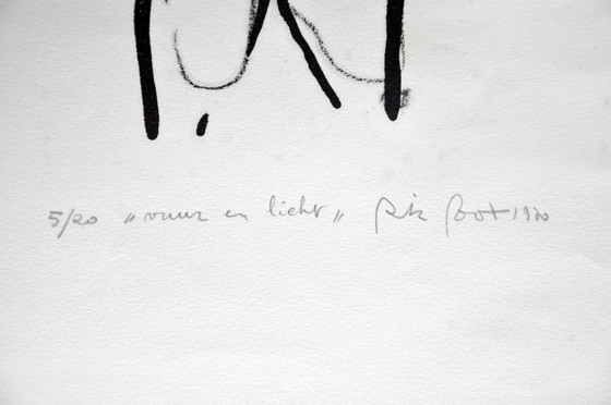 Image 1 of Rik Poot  "Vuur en licht" Litho