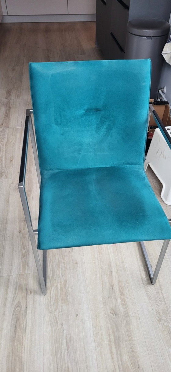 Image 1 of For sale: 6 Arco frame chairs, possibly with a table