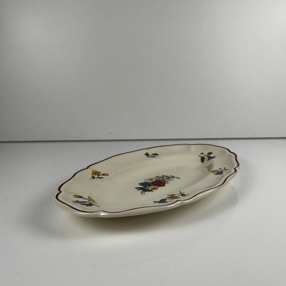 Small Oval Dish "Agreste" Sarreguemines, 20th Century – Crockery, Ceramic (photo 3 of 6)