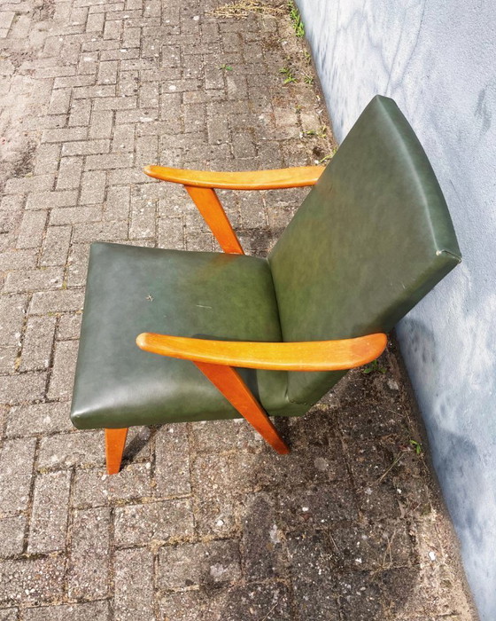 Image 1 of Grüner dänischer Sessel aus den 1960er Jahren