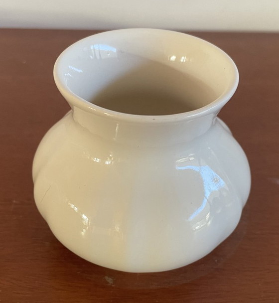 Image 1 of De Porceleyne Fles Delft - Vase en faïence blanche de Delft