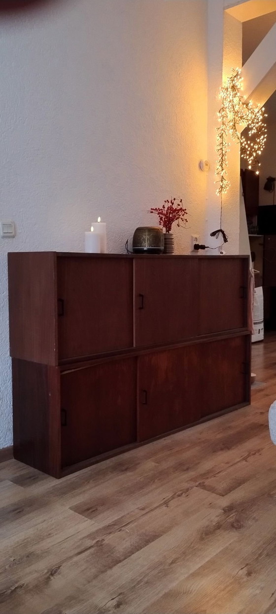 Credenza vintage Simpla lux, Credenze alte, Legno, Marrone (foto 2 di 10)