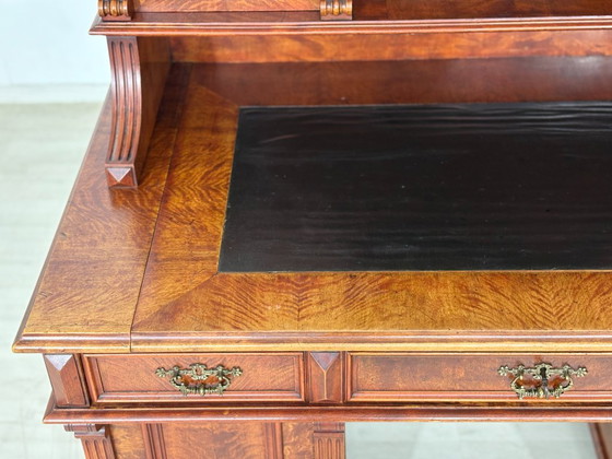 Magnifique bureau d'écriture de l'époque Gründerzeit – Bureau/secrétaire ancien de grande qualité, datant (photo 12 of 24)