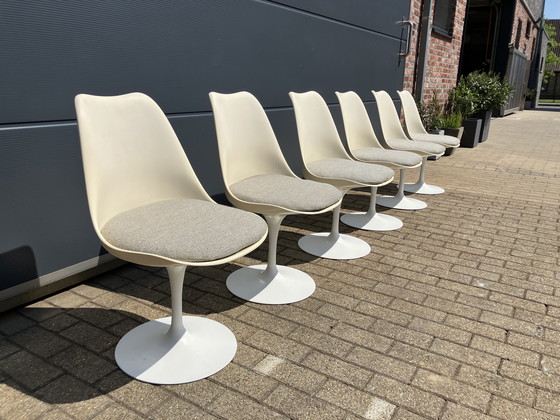 Image 1 of 6x Original Vintage Knoll Tulip Dining Chairs Eero Saarinen