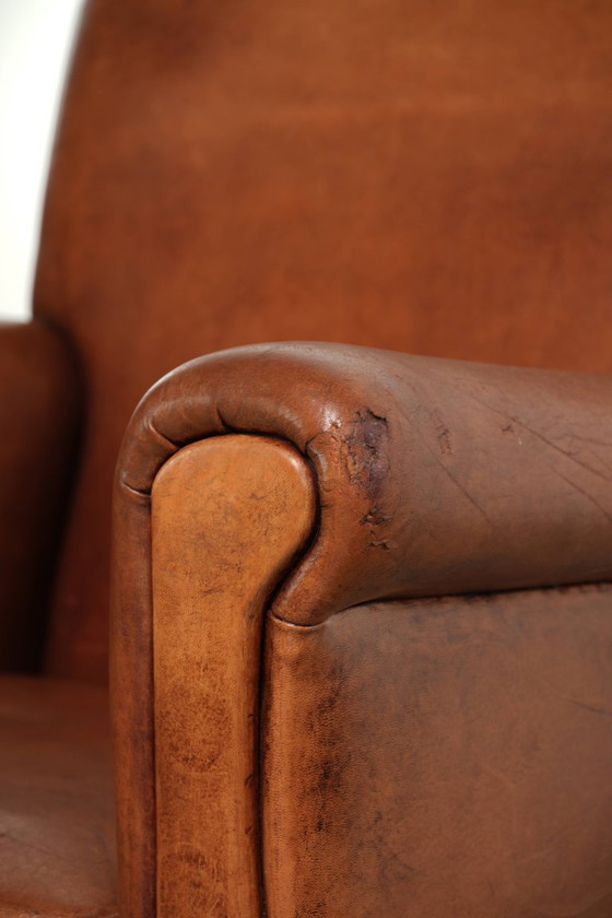 Poltrona in Pelle di Pecora Bella e Senza Tempo con Colori Splendidi e un Buon Design – Poltrone, Leather (photo 13 of 13)