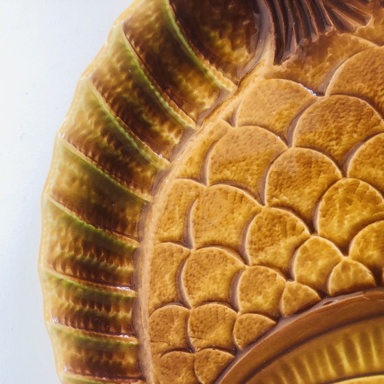 Image 1 of Lot de deux plats poissons Sarreguemines 