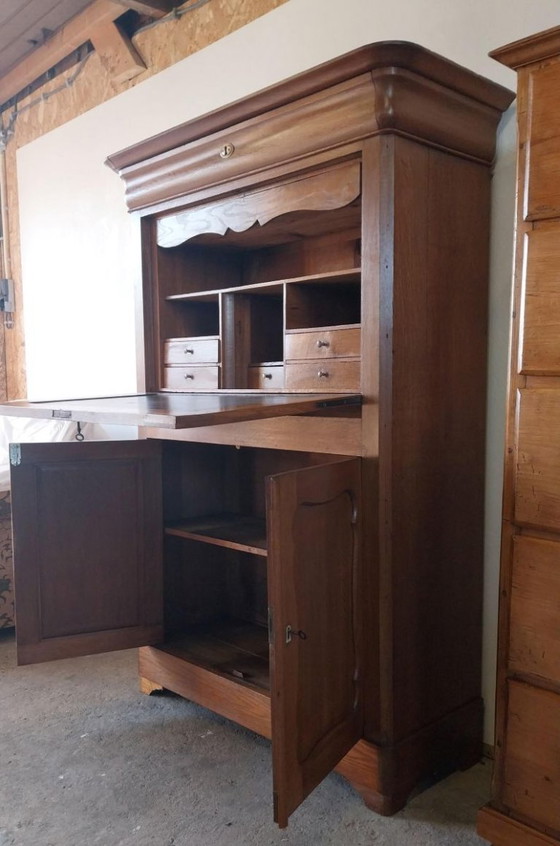 Image 1 of Old oak secretary 112*44*161 cm