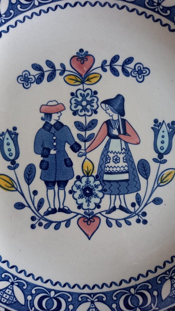 Image 1 of Vajilla inglesa "Corazones y flores" de Johnson Brothers