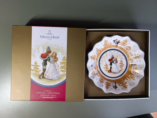 plato de coleccionista Villeroy & Boch, edición Annual Christmas Edition 2014