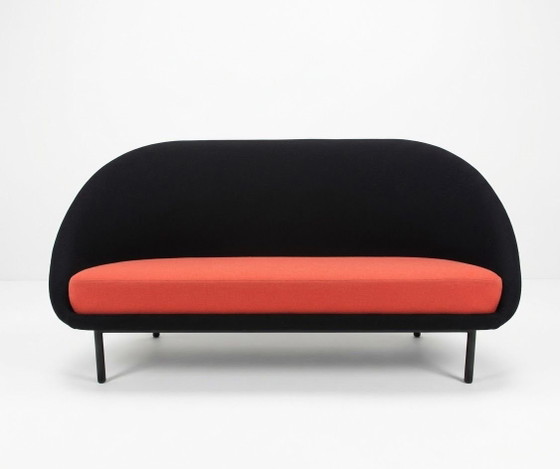 Artifort F815 Sofa, design Theo Ruth 50's, Metal, Textile, Black (photo 2 of 6)
