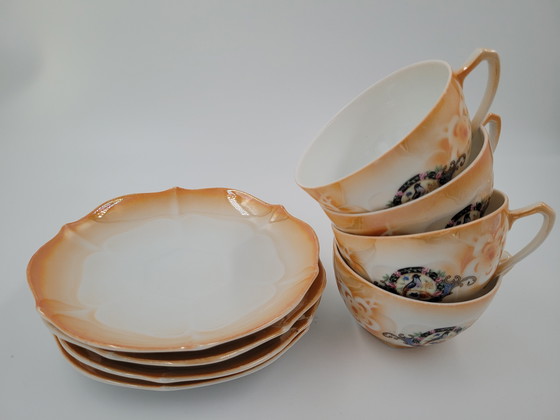 Image 1 of Tasse et soucoupe vintage. Ensemble de 4. État neuf.