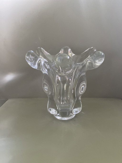 Vase aus Kristallglas
