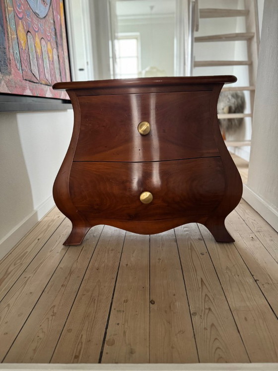 Image 1 of Cassettiere Valenti “Bruselas” – Design di lusso spagnolo 2004 – Dettagli in legno lucidato e ottone