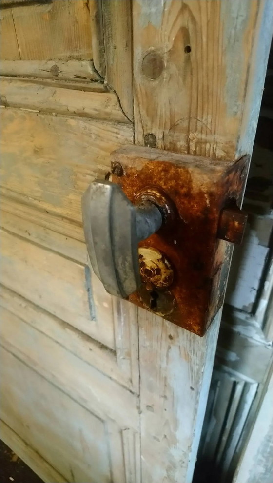 Abgezogene Kieferntür – Dekorative Objekte, Holz, Vintage (photo 17 of 21)