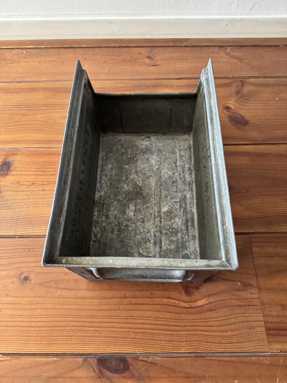 Image 1 of Vintage Schäfer Kasten metal storage bin
