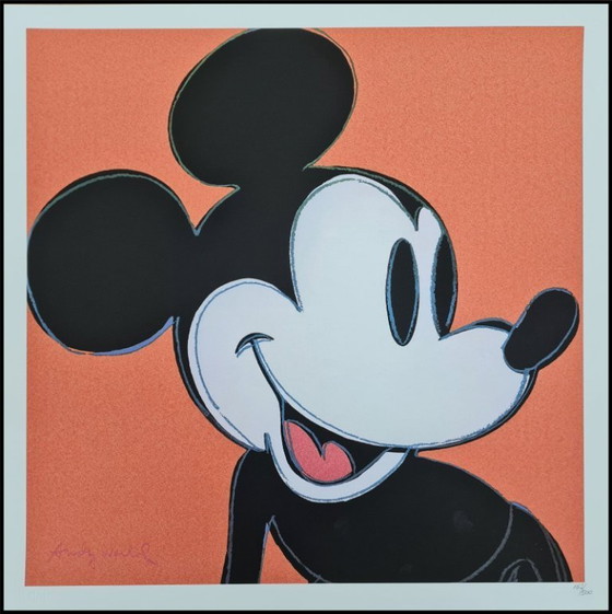 Image 1 of After Andy Warhol, Mickey Mouse, 1980s, Lithograph