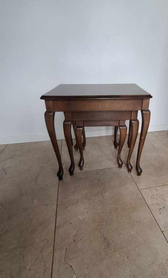 Image 1 of Mimiset - Tavolini laterali in mogano