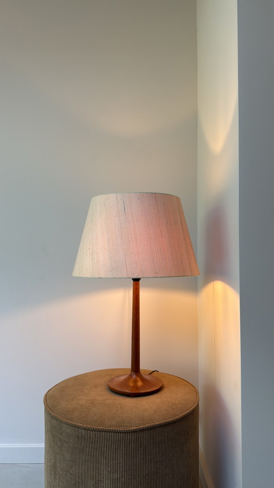 Image 1 of Lampe de table Domus vintage en bois de teck