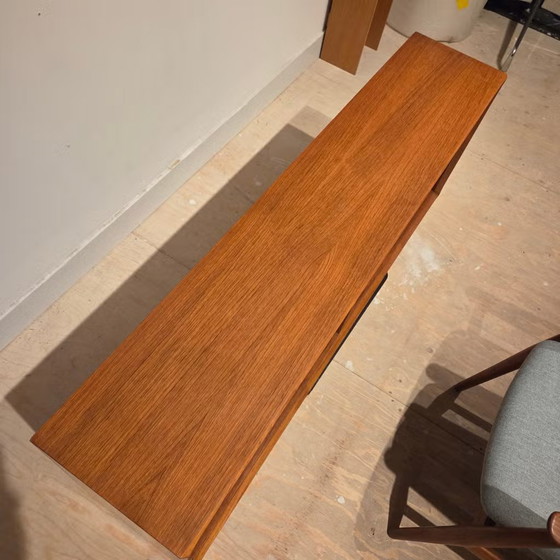 Rex Raab, Wilhelm Renz Varia-150 vintage floating Wall cabinet, Wood, Brown (photo 4 of 22)