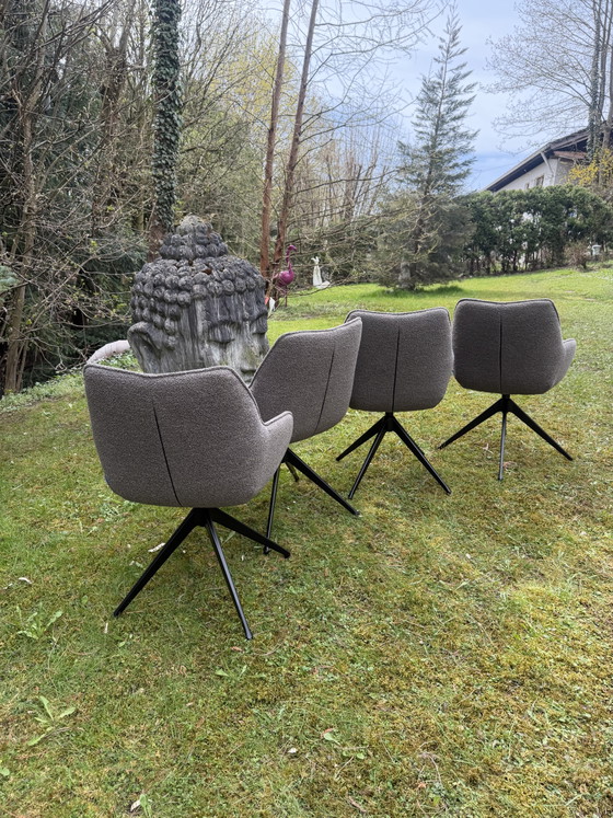 Image 1 of 4 design draaistoelen van Brees New World – zo goed als nieuw en van hoge kwaliteit.