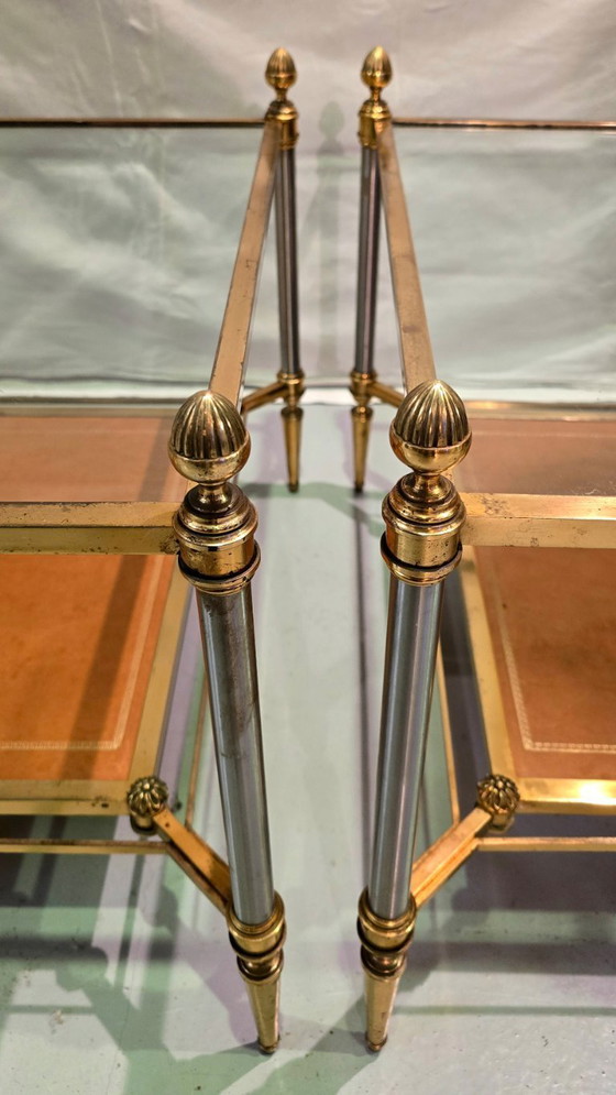 Image 1 of Ein Paar Beistelltische, die Maison Jansen zugeschrieben werden, ca. 1950–1960