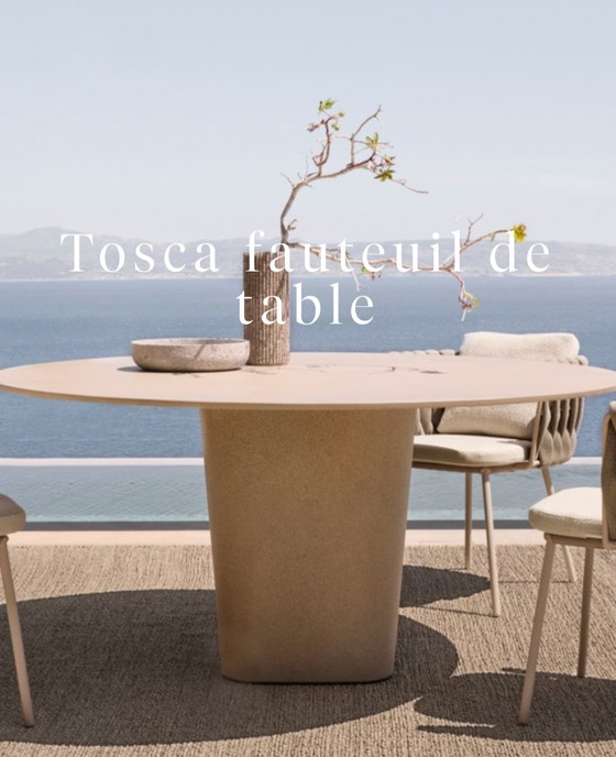 Image 1 of TRIBU garden set: TAO table + 8 TOSCA chairs