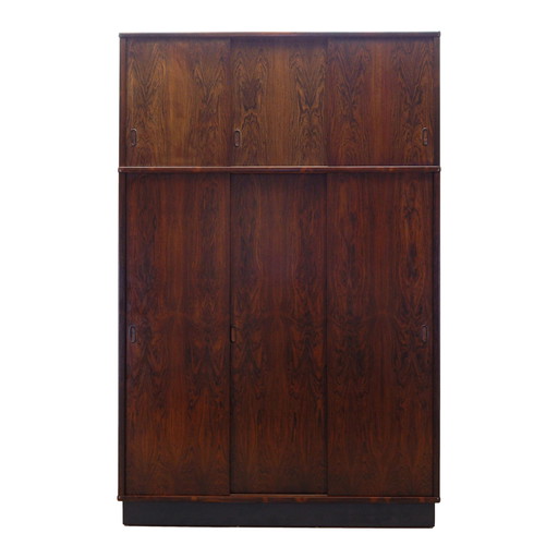 Rosewood Wardrobe, Danish Design, 1970s, Production: Denmark