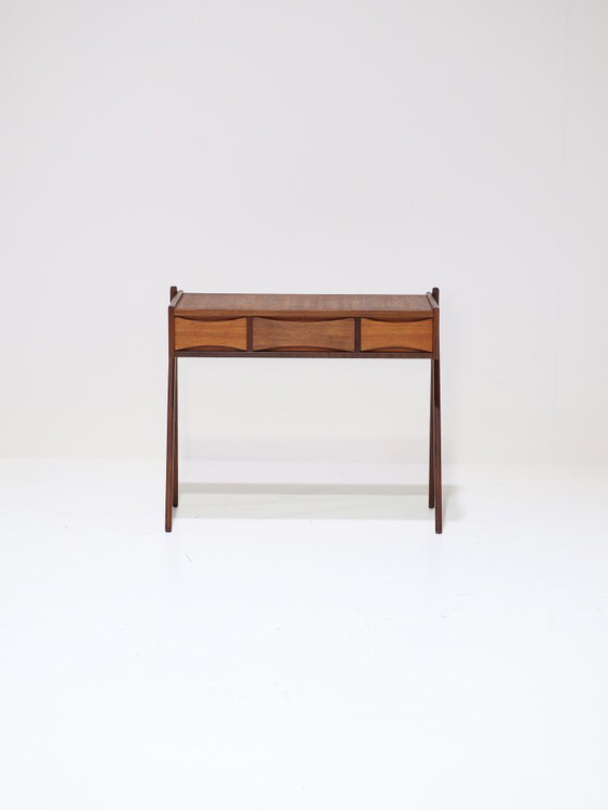 Image 1 of Coiffeuse, meuble d'entrée et commode en teck d'Arne Vodder, années 1960
