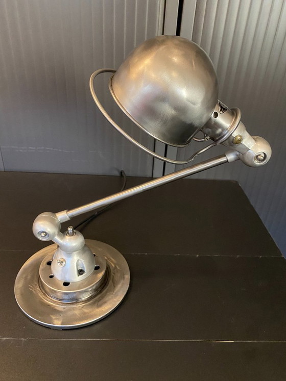 Jieldé Jielde 1-arm Floor Lamp, Clear Gloss Varnish, Industrial Vintage, Table lamps, Metal, Silver (photo 14 of 15)