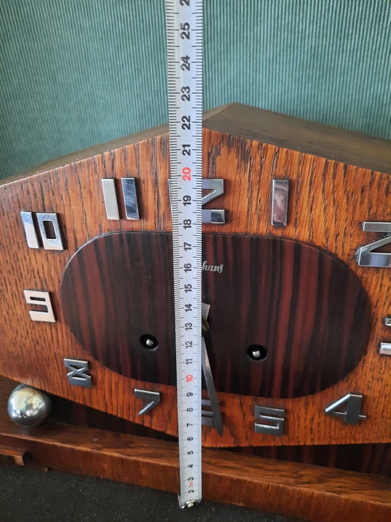 Vintage Junghans Klok – Klokken, Wood, Chrome (photo 8 of 15)