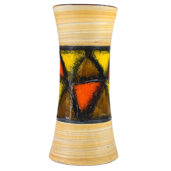 Image 1 of Vintage ceramic vase by Aldo Londi for Bitossi, 1960s