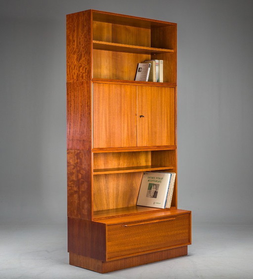 Gran armario vintage de teca de Heinrich Riestenpatt, década de 1960