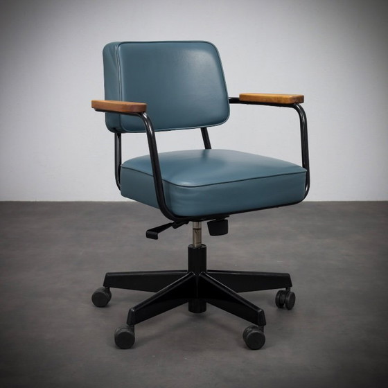Image 1 of Fauteuil Direction Pivotant Office Chair by Jean Prouvé for Vitra, 1951